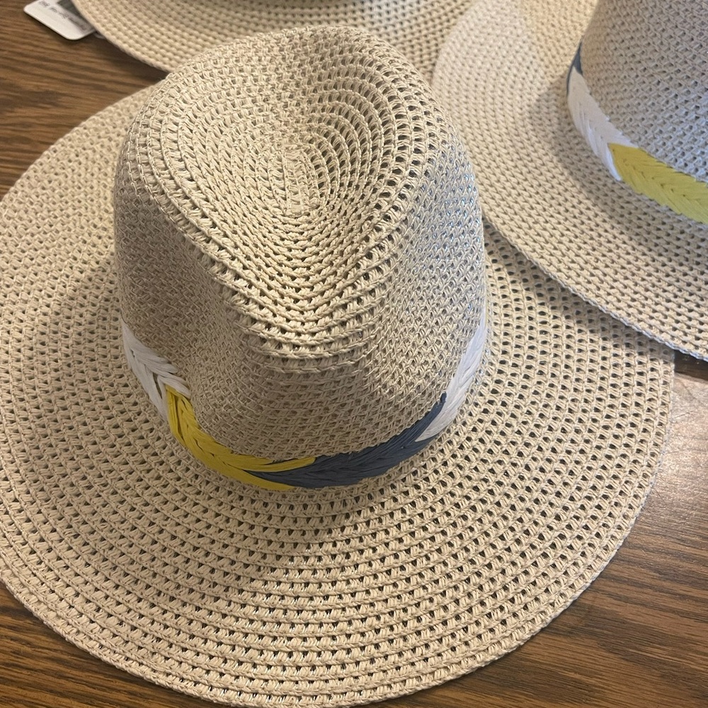 NWT Straw Sun Hat lot of 5